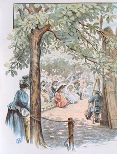 Puppet Show in the Luxembourg Gardens, Paris by Luc Barbut Davray